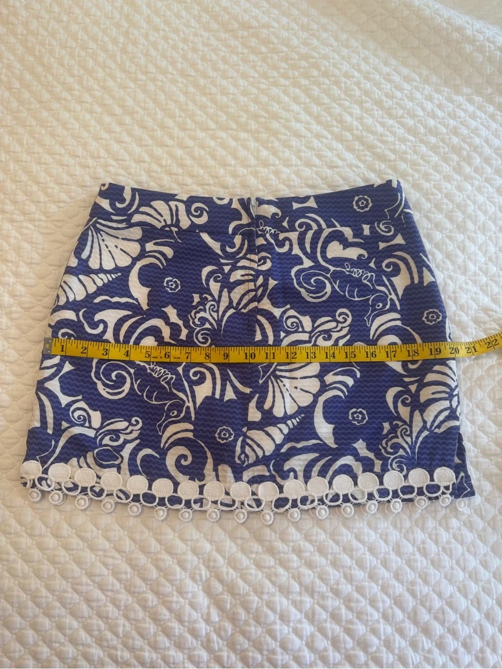 Lilly Pulitzer Blue and White  skort